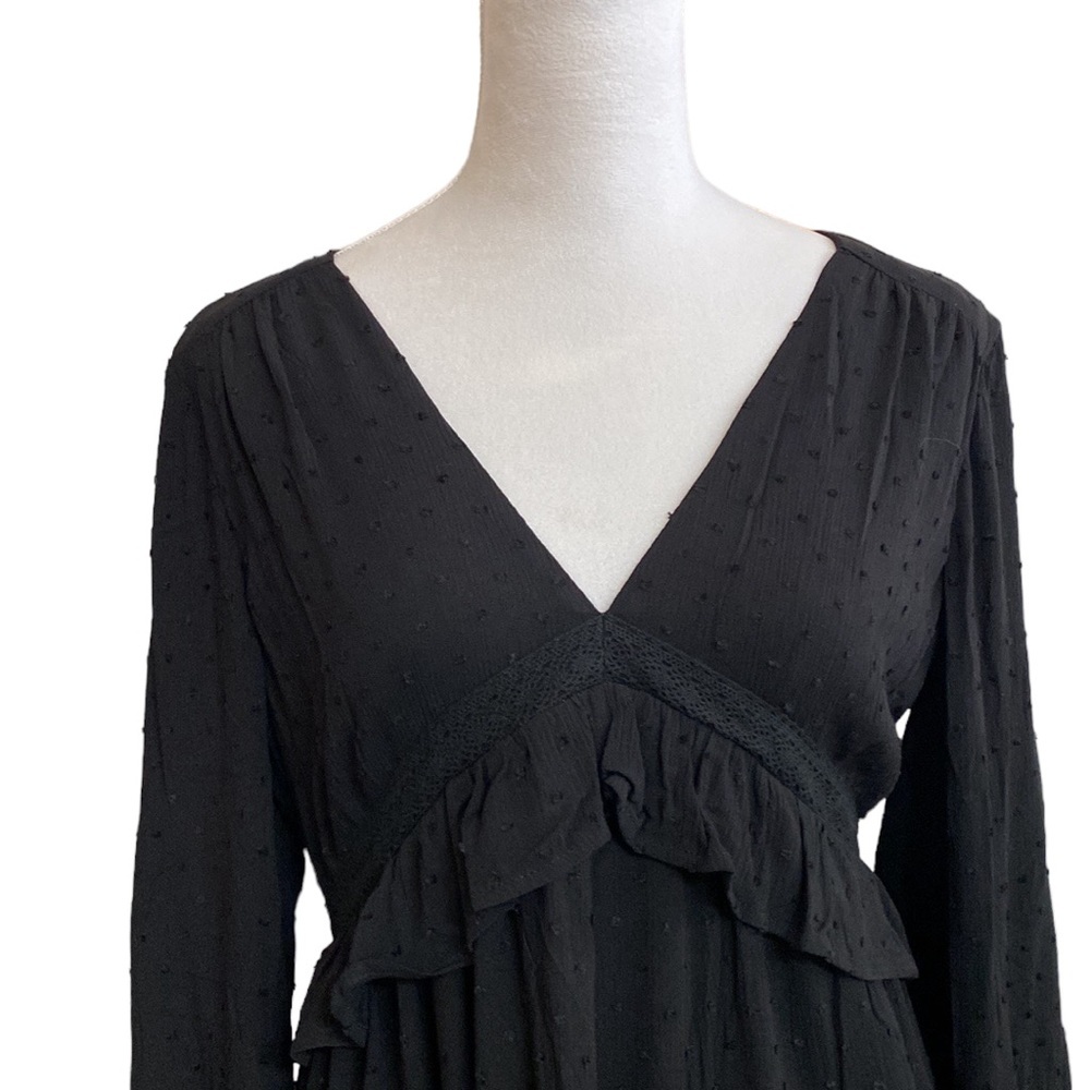 PAIGE Odelise Black Dot Dress NWT - Picture 5 of 11